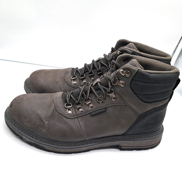 Skechers Men's Corado Lace Up Waterproof Boot -  Size 11.5 - Picture 3 of 14